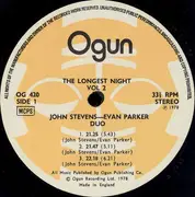 LP - John Stevens , Evan Parker - The Longest Night Vol. 2