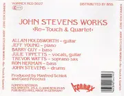 CD - John Stevens Works - >Re-Touch & Quartet<