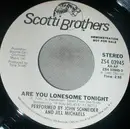 7inch Vinyl Single - John Schneider & Jill Michaels - Are You Lonesome Tonight