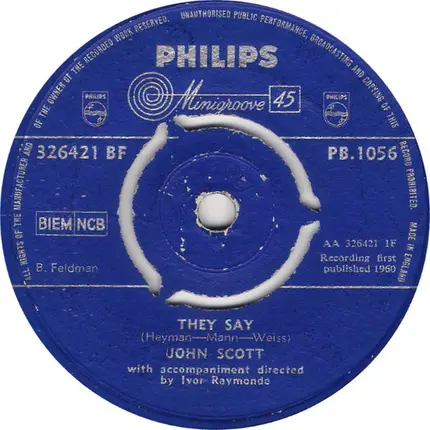 John Scott - They Say
