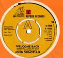 7inch Vinyl Single - John Sebastian - Welcome Back - 4 Prong Centre