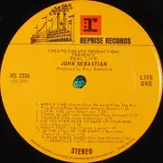 LP - John Sebastian - Cheapo-Cheapo Productions Presents Real Live