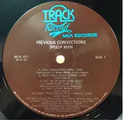 LP - John 'Speedy' Keen - Previous Convictions - Gloversville Pressing