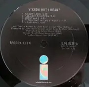 LP - John 'Speedy' Keen - Y'Know Wot I Mean?