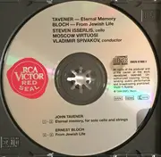 CD Single - John Tavener , Ernest Bloch , Steven Isserlis , Moscow Virtuosi , Vladimir Spivakov - Eternal Memory / From Jewish Life