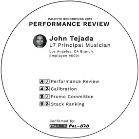 John Tejada - Performance Review