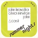 7inch Vinyl Single - John Travolta , Olivia Newton-John & 'Grease' Cast / Louis St. Louis - Summer Nights / Rock 'N' Roll Party Queen