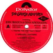 12inch Vinyl Single - John Travolta & Olivia Newton-John - The Grease Megamix