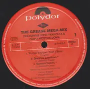 12inch Vinyl Single - John Travolta & Olivia Newton-John - The Grease Megamix