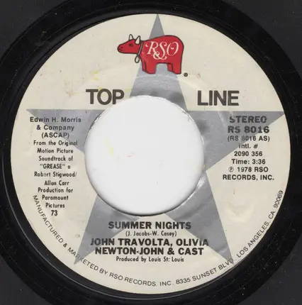 John Travolta And Olivia Newton-John - Summer Nights / You're The One That I Want