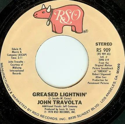 John Travolta / Sha-Na-Na - Greased Lightnin' / Rock 'N' Roll Is Here To Stay