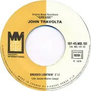 7inch Vinyl Single - John Travolta - Greased Lightnin' / Sandy