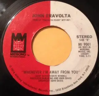 John Travolta - Let Her In / Whenever I'm Away From You