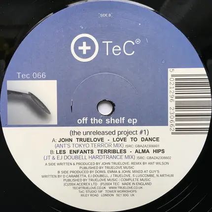 John Truelove & Les Enfants Terribles - Off The Shelf E.P.