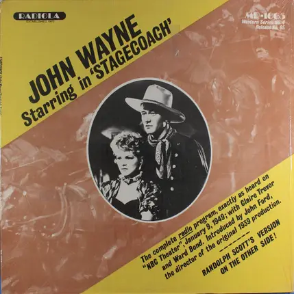 John Wayne / Randolph Scott - Stagecoach