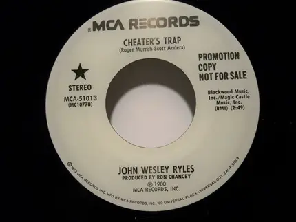 John Wesley Ryles - Cheater's Trap