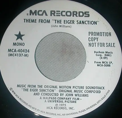 John Williams - The Eiger Sanction (Music From The Original Motion Picture Soundtrack)