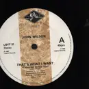 LP - John Wilson - That's What I Want