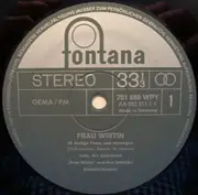LP - John Der Spielmann - Frau Wirtin - 60 deftige Verse Zum Mitsingen
