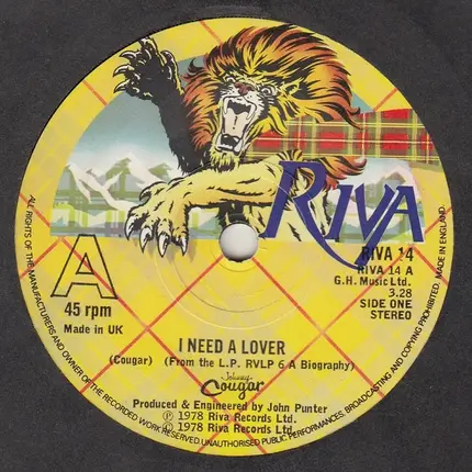 John Cougar Mellencamp - I Need A Lover