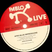 Double LP - John Coltrane - Afro Blue Impressions - STEREO