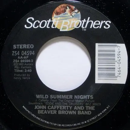 Eddie and the cruisers - On The Dark Side / Wild Summer Nights