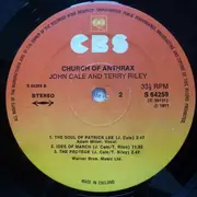 LP - John Cale & Terry Riley - Church Of Anthrax