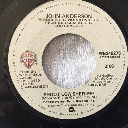 John Anderson - If There Were No Memories / Shoot Low Sheriff