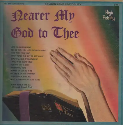 John Allen and the Hollywood Chapel Choir - Nearer My God To Thee
