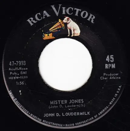 John D. Loudermilk - Thou Shalt Not Steal / Mister Jones