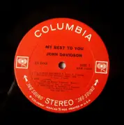 LP - John Davidson - My Best To You