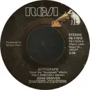 7inch Vinyl Single - John Denver - Autograph