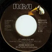 7inch Vinyl Single - John Denver - It Amazes Me