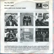 7inch Vinyl Single - John Fred & His Playboy Band - Hey Hey Bunny / No Letter Today