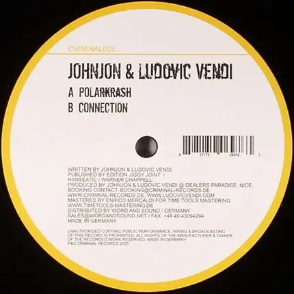 Johnjon & Ludovic Vendi - Polarkrash / Connection