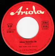 7inch Vinyl Single - John Leyton - Johnny Remember Me / There Must Be - original 1st german