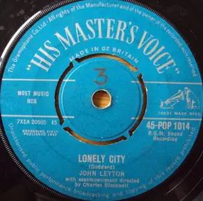 John Leyton - Lonely City