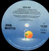 LP - John Martyn - Solid Air - Blue Label, Non-Gatefold