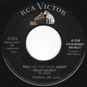 Johnnie & Jack - What Do You Know About Heartaches? / I Wonder If You Know