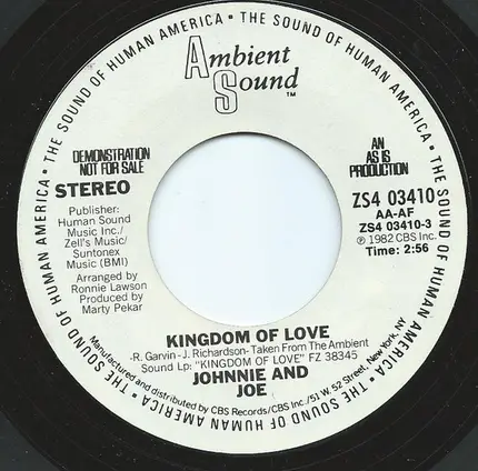 Johnnie & Joe - Kingdom of Love