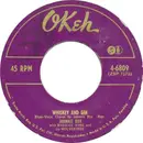 7inch Vinyl Single - Johnnie Ray With Maurice King And The Wolverines - Whiskey And Gin / Tell The Lady I Said Goodbye