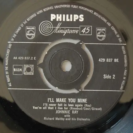 Johnnie Ray - I'll Make You Mine