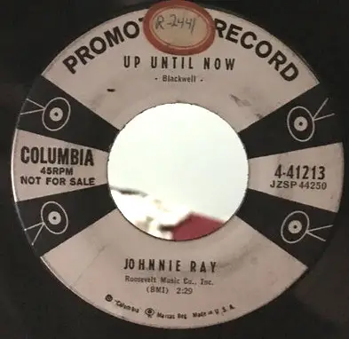 Johnnie Ray - No Regrets / Up Until Now