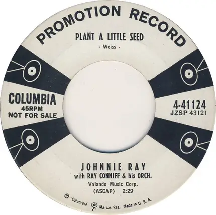 Johnnie Ray - Strollin' Girl / Plant A Little Seed
