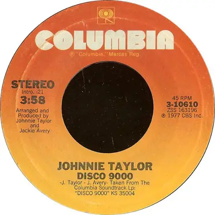 Johnnie Taylor - Disco 9000