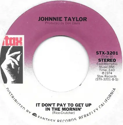 Johnnie Taylor - Just Keep On Lovin' Me