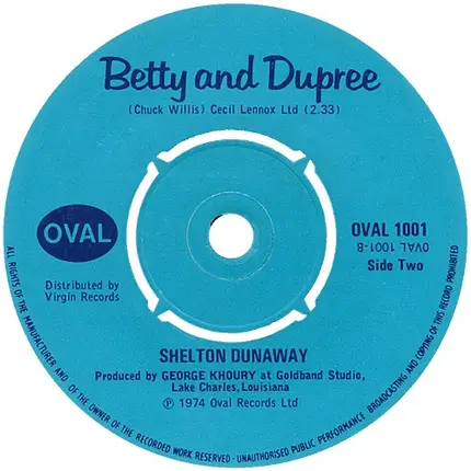 Johnnie Allan / Shelton Dunaway - Promised Land / Betty And Dupree