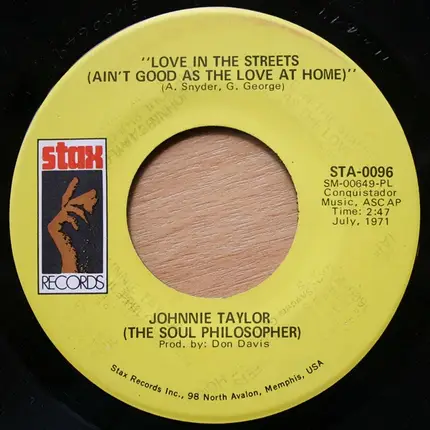 Johnnie Taylor - Hijackin' Love