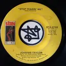 7inch Vinyl Single - Johnnie Taylor - Stop Teasin' Me / Stop Doggin' Me - Promo Sticker on Label