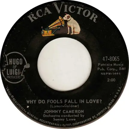 Johnny Cameron - Why Do Fools Fall In Love?